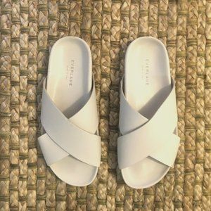 Everlane The Form Sandstone Crossover Sandal - Size 8 (New In The box)